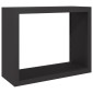 vidaXL Ράφι Καυσόξυλων Μαύρο 100x40x80 εκ. Ατσάλινο
