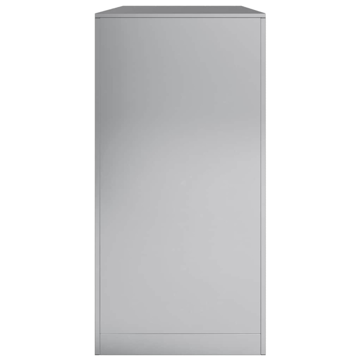 vidaXL Ράφι Καυσόξυλων 100x40x80 εκ. Γαλβανιζέ Ατσάλι