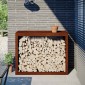Ράφι για καυσόξυλα vidaXL 100x40x80 cm Ατσάλι σκληρυθέν στον αέρα