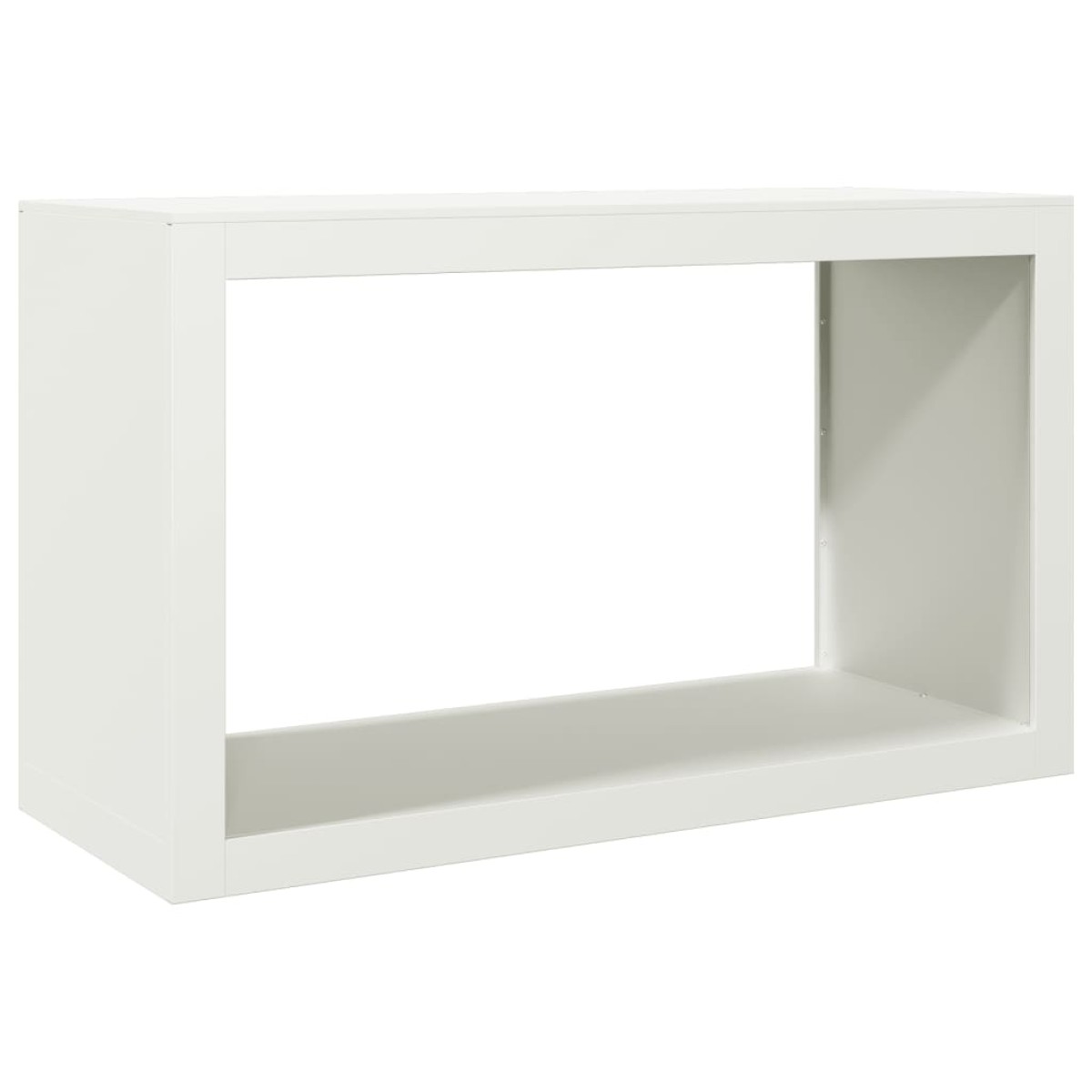vidaXL Ράφι Καυσόξυλων Λευκό 100x40x60 εκ. Ατσάλινο