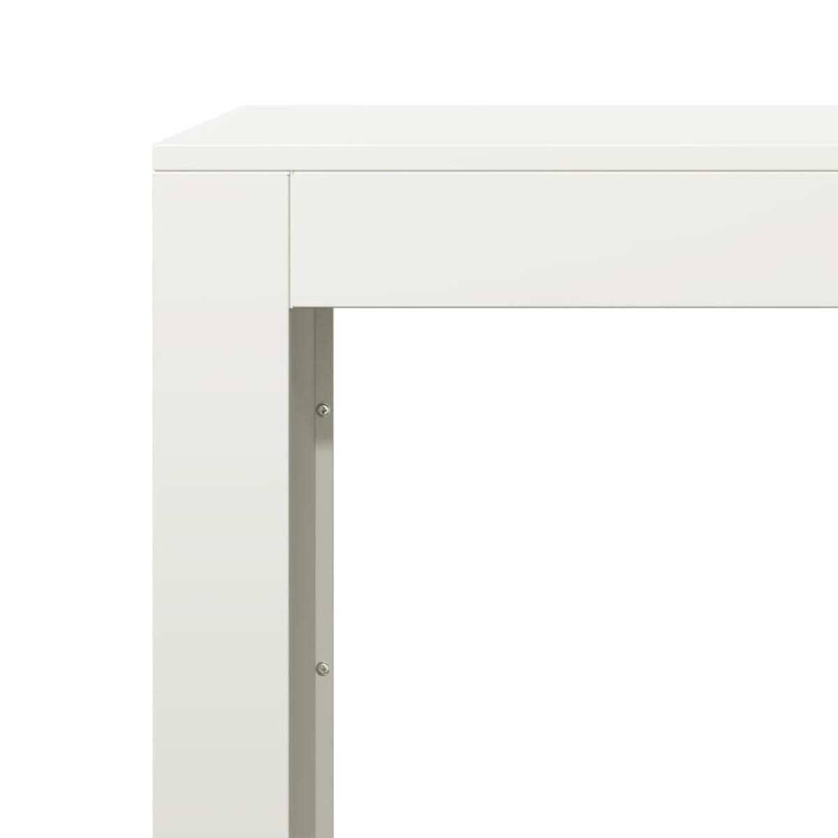 vidaXL Ράφι Καυσόξυλων Λευκό 100x40x60 εκ. Ατσάλινο