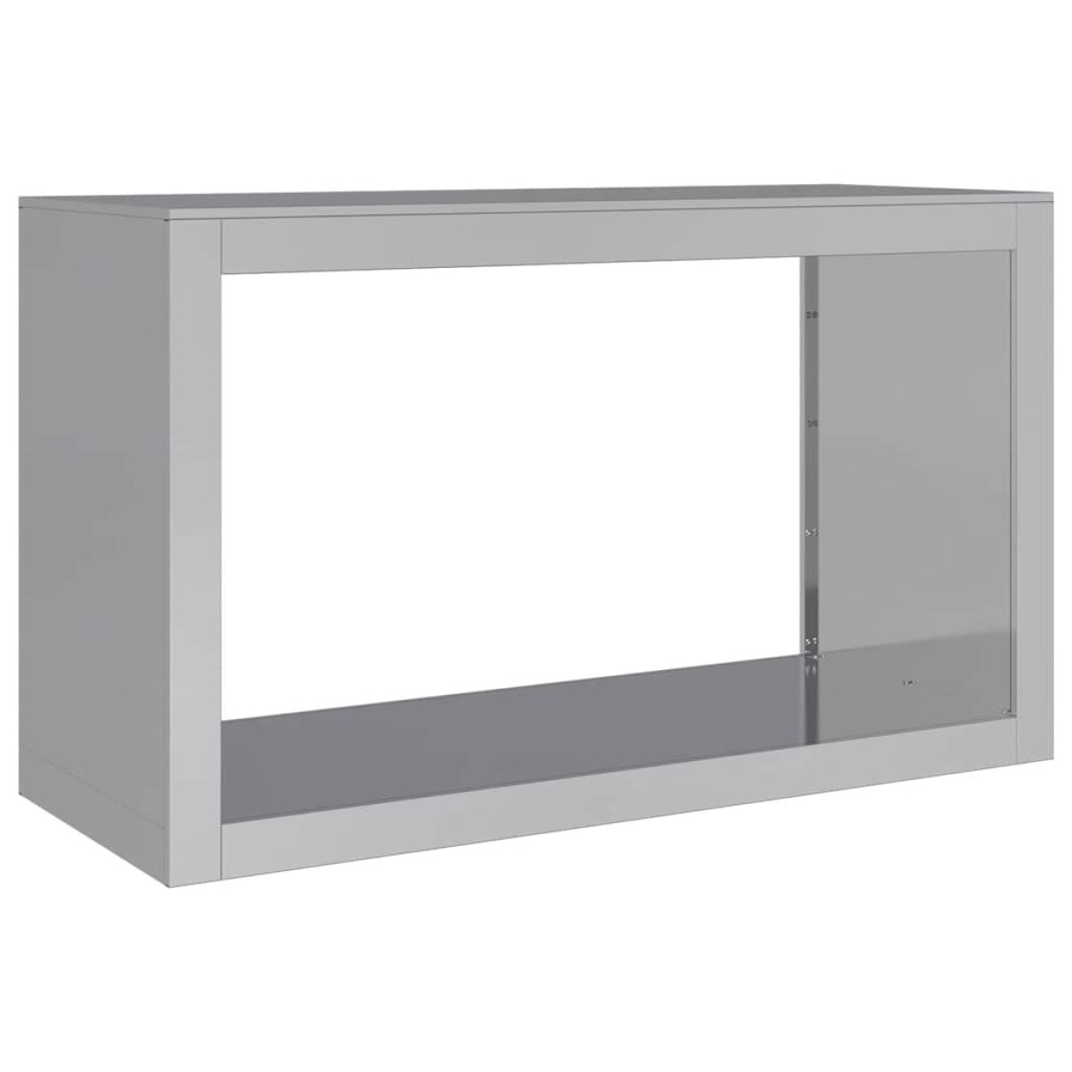 vidaXL Ράφι Καυσόξυλων 100x40x60 εκ. Γαλβανιζέ Ατσάλι