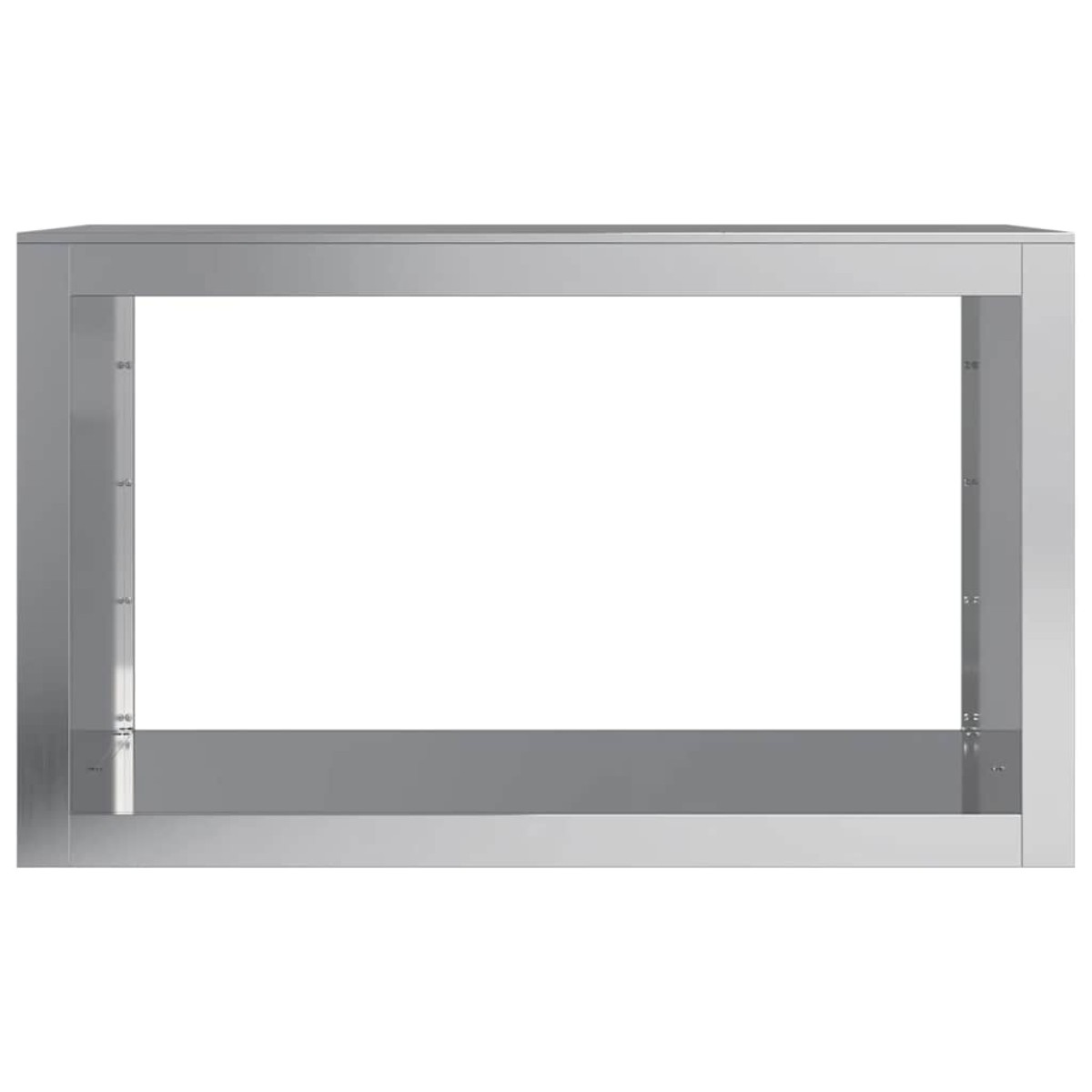 vidaXL Ράφι Καυσόξυλων 100x40x60 εκ. Γαλβανιζέ Ατσάλι