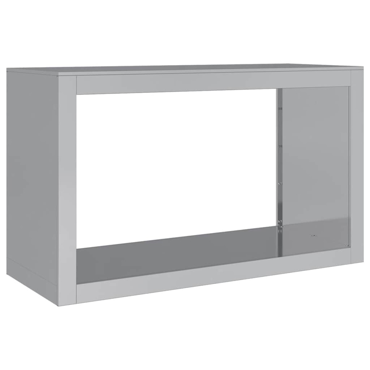 vidaXL Ράφι Καυσόξυλων 100x40x60 εκ. Γαλβανιζέ Ατσάλι