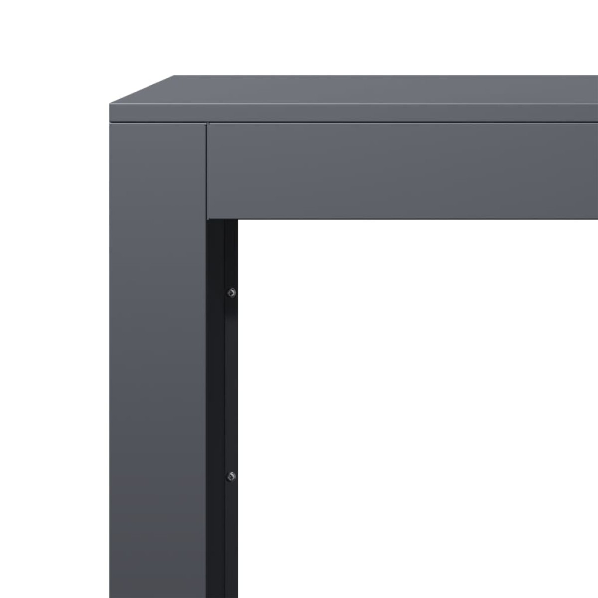 vidaXL Ράφι Καυσόξυλων Ανθρακί 60x40x100 εκ. Ατσάλινο