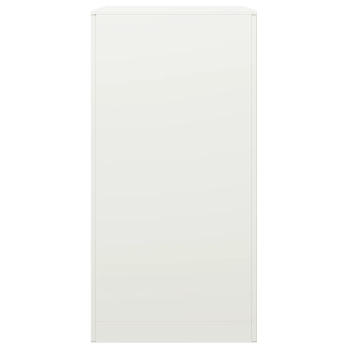 vidaXL Ράφι Καυσόξυλων Λευκό 60x40x80 εκ. Ατσάλινο