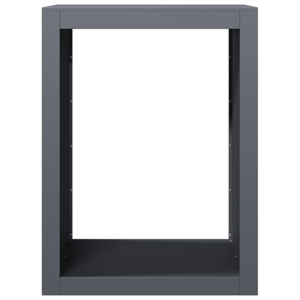 vidaXL Ράφι Καυσόξυλων Ανθρακί 60x40x80 εκ. Ατσάλινο