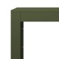 vidaXL Ράφι Καυσόξυλων Πράσινη 60x40x80 εκ. Ατσάλινο
