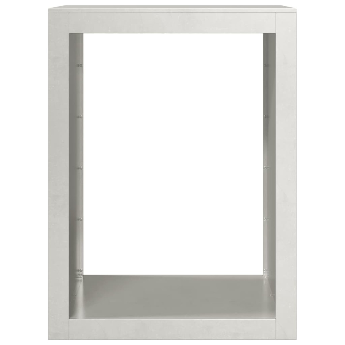 vidaXL Ραφιέρα Καυσόξυλων 60x40x80 εκ. από Ανοξείδωτο ατσάλι