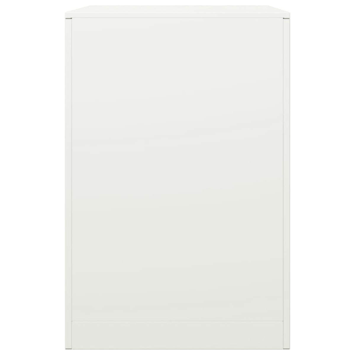 vidaXL Ράφι Καυσόξυλων Λευκό 60x40x60 εκ. Ατσάλινο