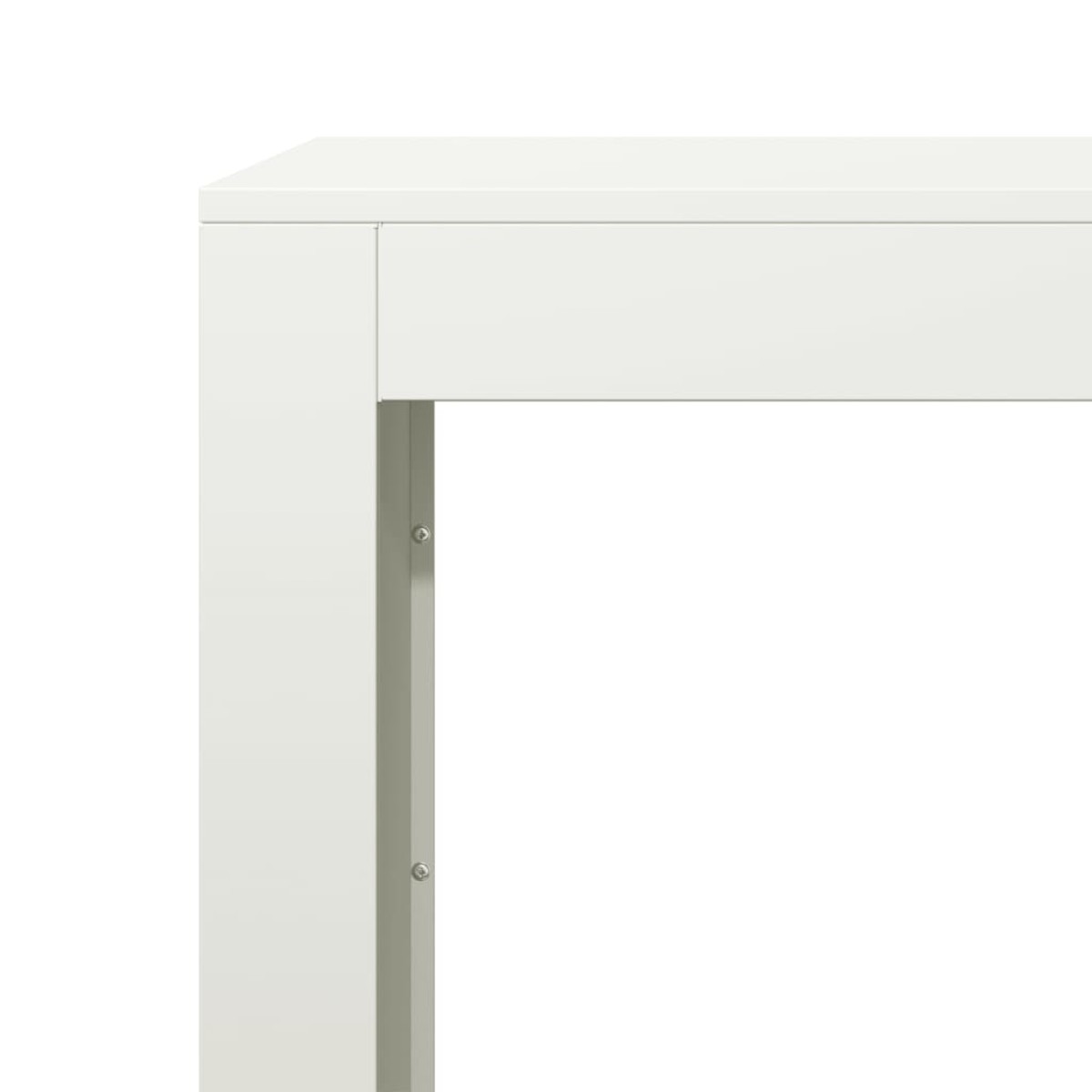vidaXL Ράφι Καυσόξυλων Λευκό 60x40x60 εκ. Ατσάλινο