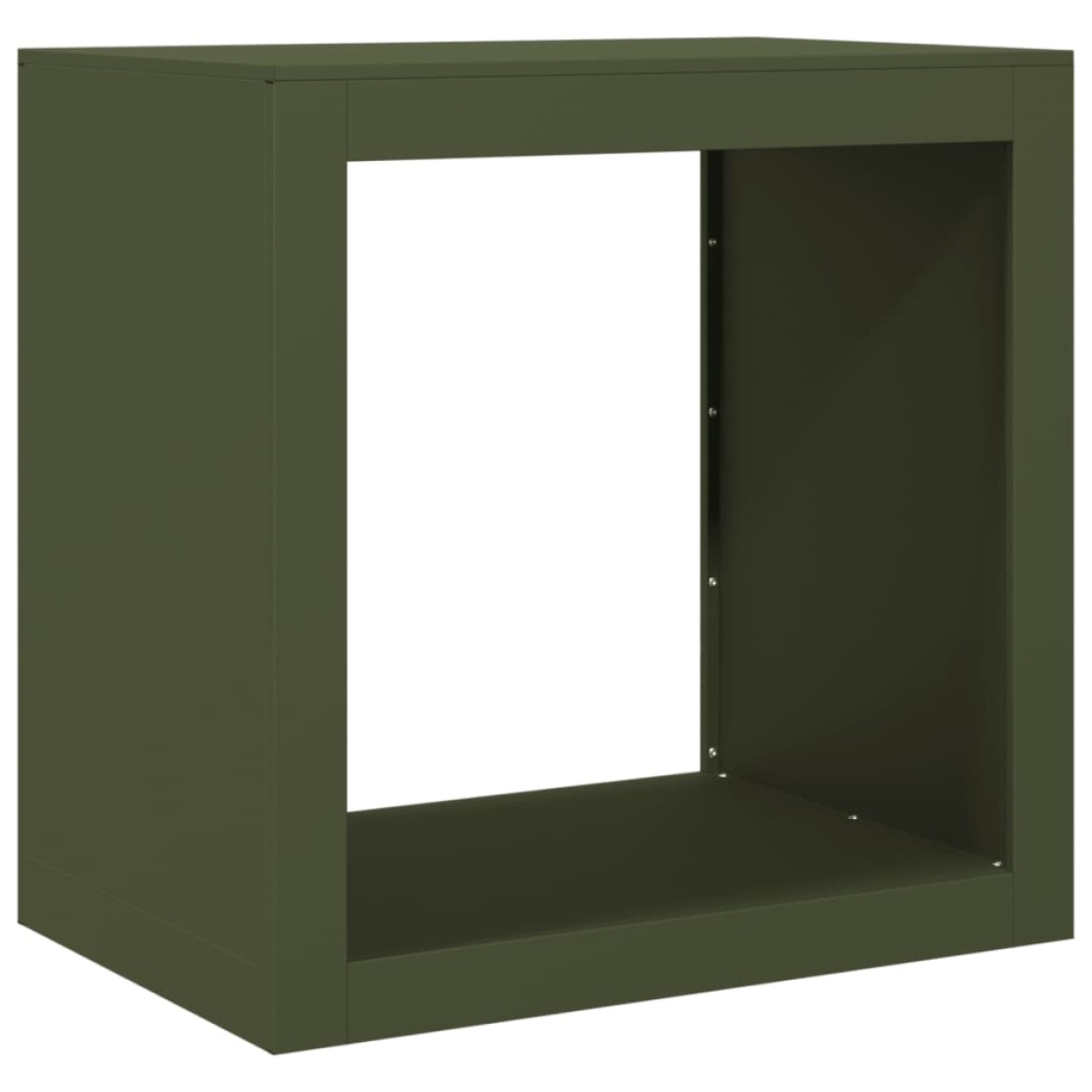 vidaXL Ράφι Καυσόξυλων Πράσινη 60x40x60 εκ. Ατσάλινο