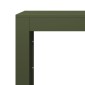 vidaXL Ράφι Καυσόξυλων Πράσινη 60x40x60 εκ. Ατσάλινο