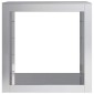 vidaXL Ράφι Καυσόξυλων 60x40x60 εκ. Γαλβανιζέ Ατσάλι