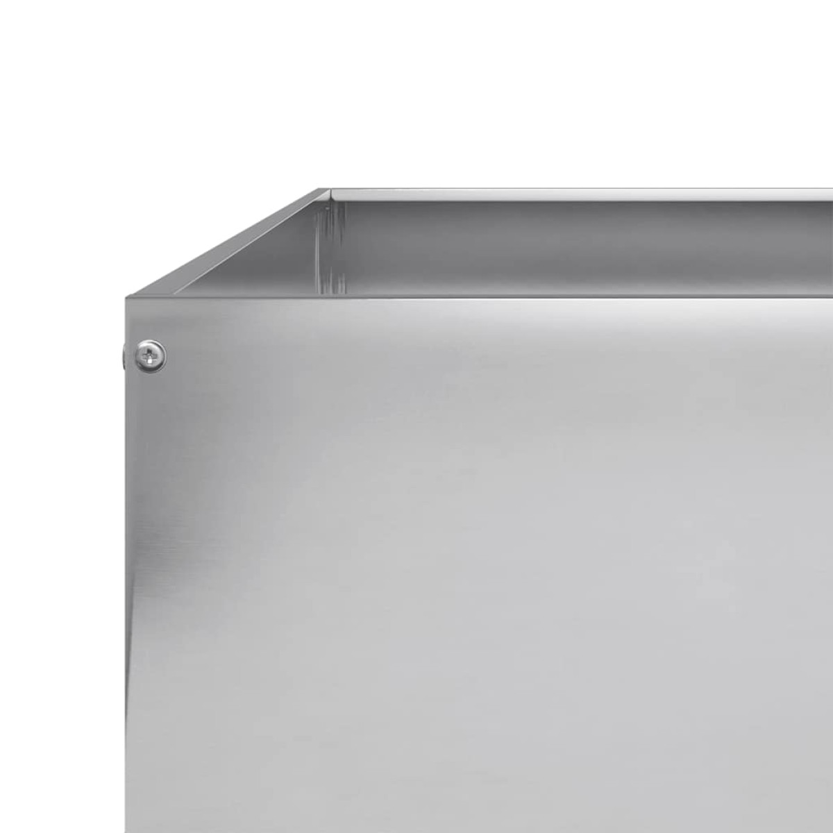 vidaXL Ζαρντινιέρα Υπερυψωμένη 100x100x26 εκ. Γαλβανισμένο Χάλυβα