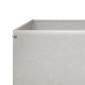 vidaXL Ζαρντινιέρα Υπερυψωμένη 100x100x33,5 εκ. από Ανοξείδωτο Ατσάλι