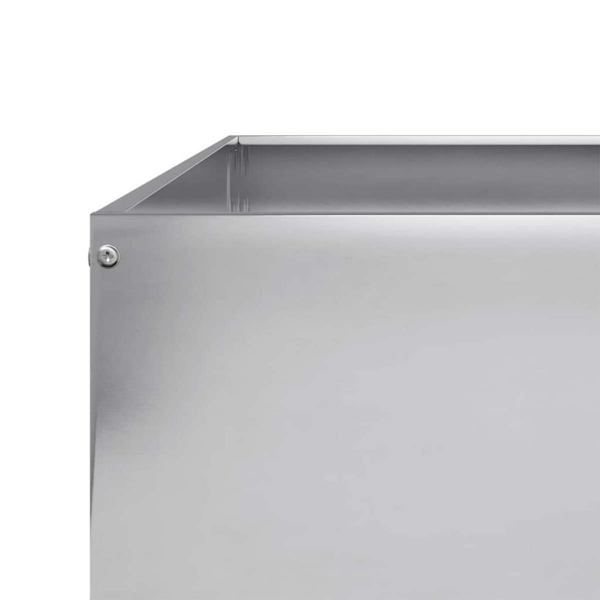 vidaXL Ζαρντινιέρα Υπερυψωμένη 100x100x33,5 εκ. Γαλβανισμένο Χάλυβα