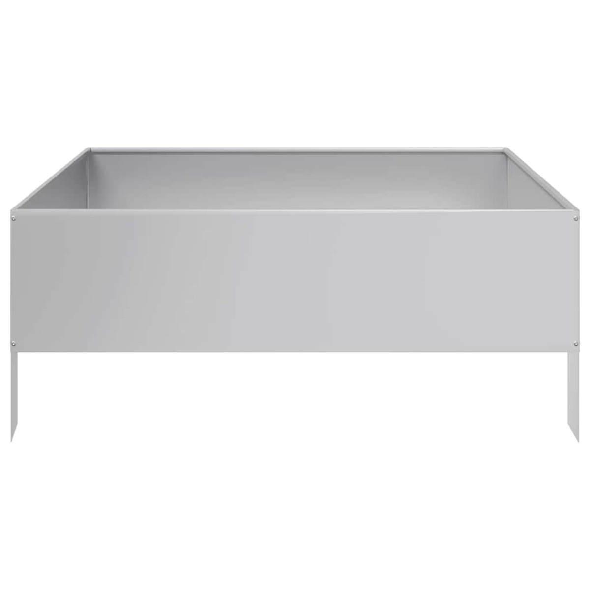 vidaXL Ζαρντινιέρα Υπερυψωμένη 100x100x41 εκ. Γαλβανισμένο Χάλυβα