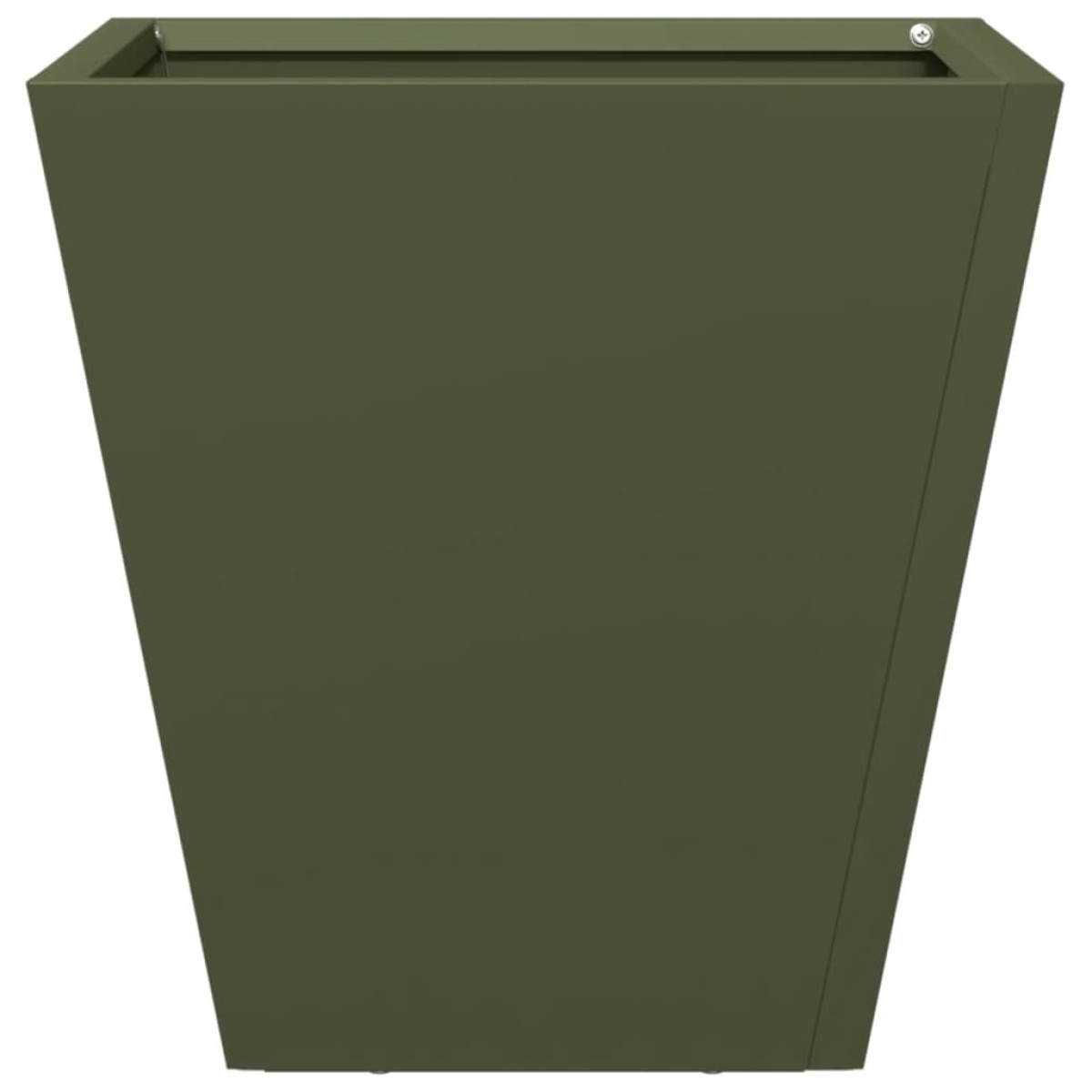 vidaXL Ζαρντινιέρα Κήπου Λαδί 40x40x40 εκ. από Ατσάλι