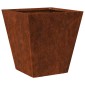 vidaXL Ζαρντινιέρες Κήπου 2 τεμ. 30x30x30cm Ατσάλι σκληρυθέν στον αέρα