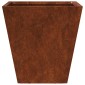 vidaXL Ζαρντινιέρες Κήπου 2 τεμ. 30x30x30cm Ατσάλι σκληρυθέν στον αέρα