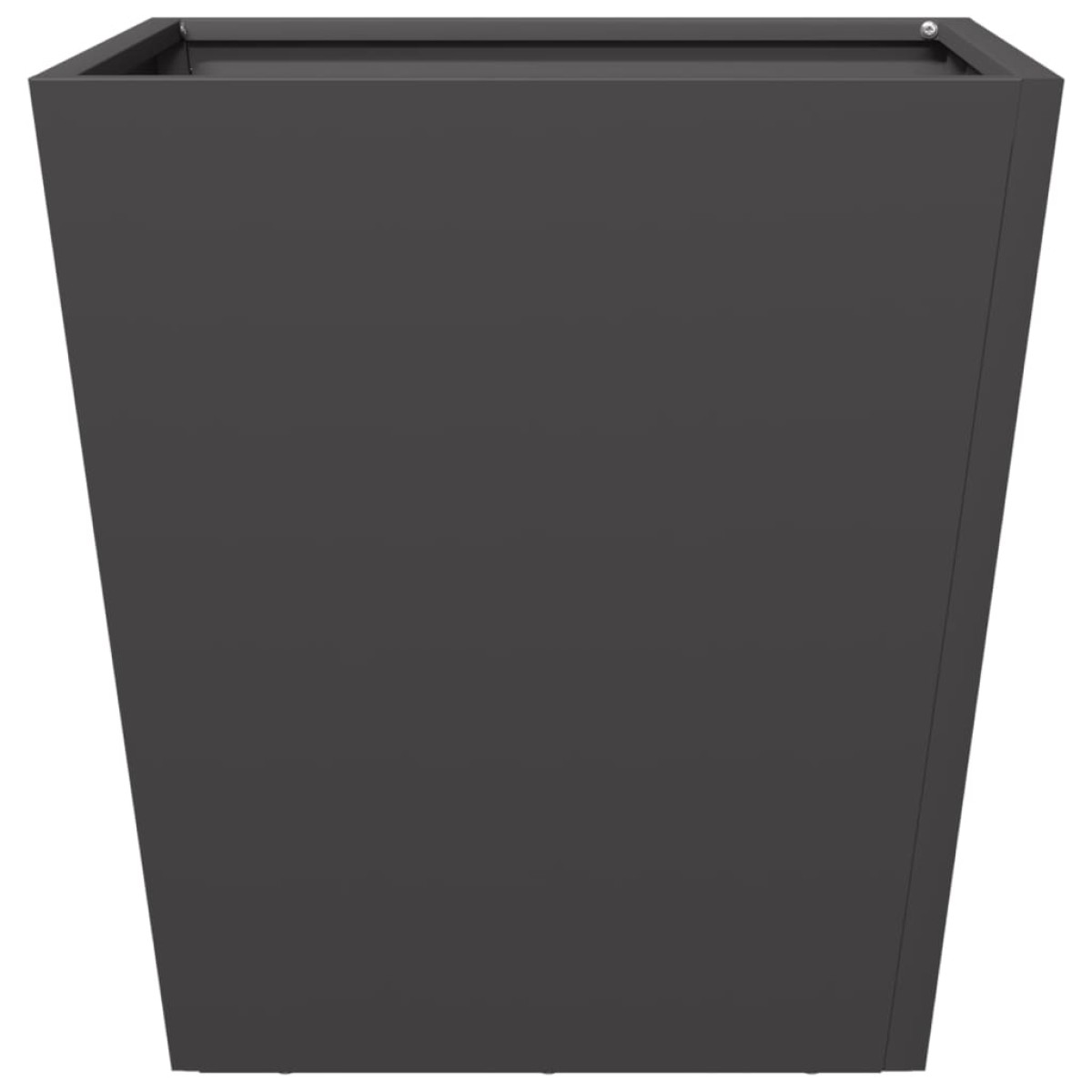 vidaXL Ζαρντινιέρα Μαύρη 40 x 40 x 40 εκ. από Ατσάλι
