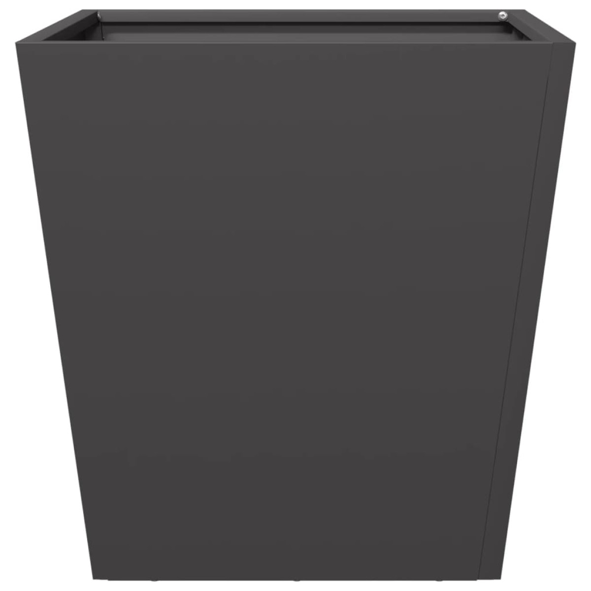 vidaXL Ζαρντινιέρες Κήπου 2 τεμ. Μαύρο 40x40x40 εκ. από Ατσάλι
