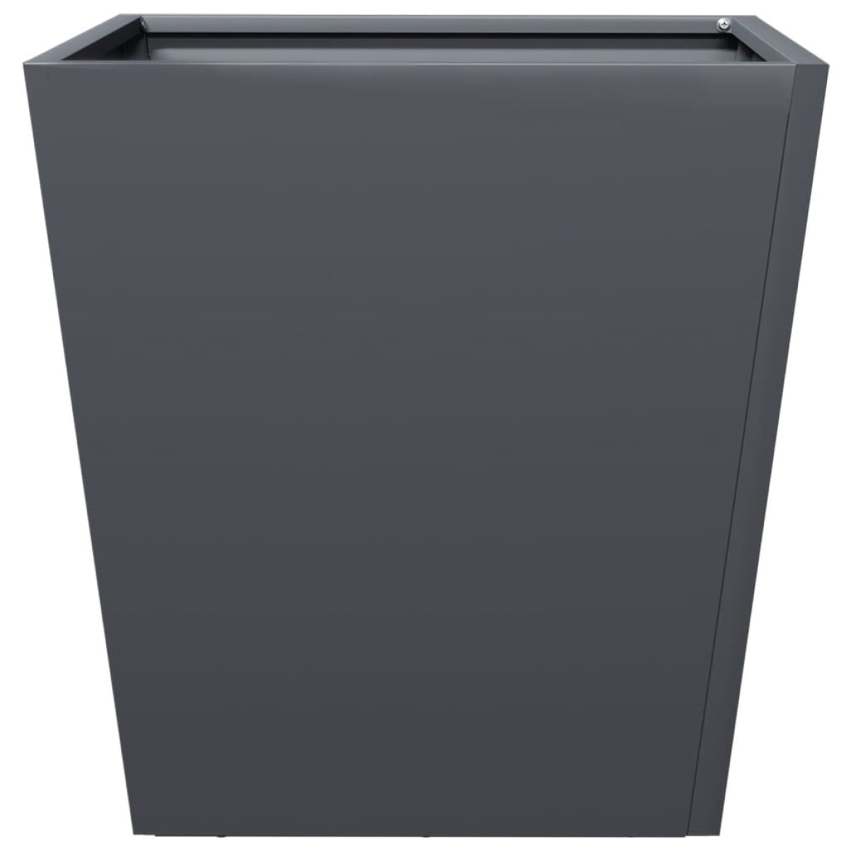 vidaXL Ζαρντινιέρα Κήπου Ανθρακί 40x40x40 εκ. από Ατσάλι