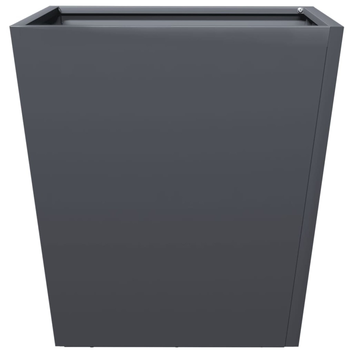 vidaXL Ζαρντινιέρες Κήπου 2 τεμ. Ανθρακί 40x40x40 εκ. από Ατσάλι