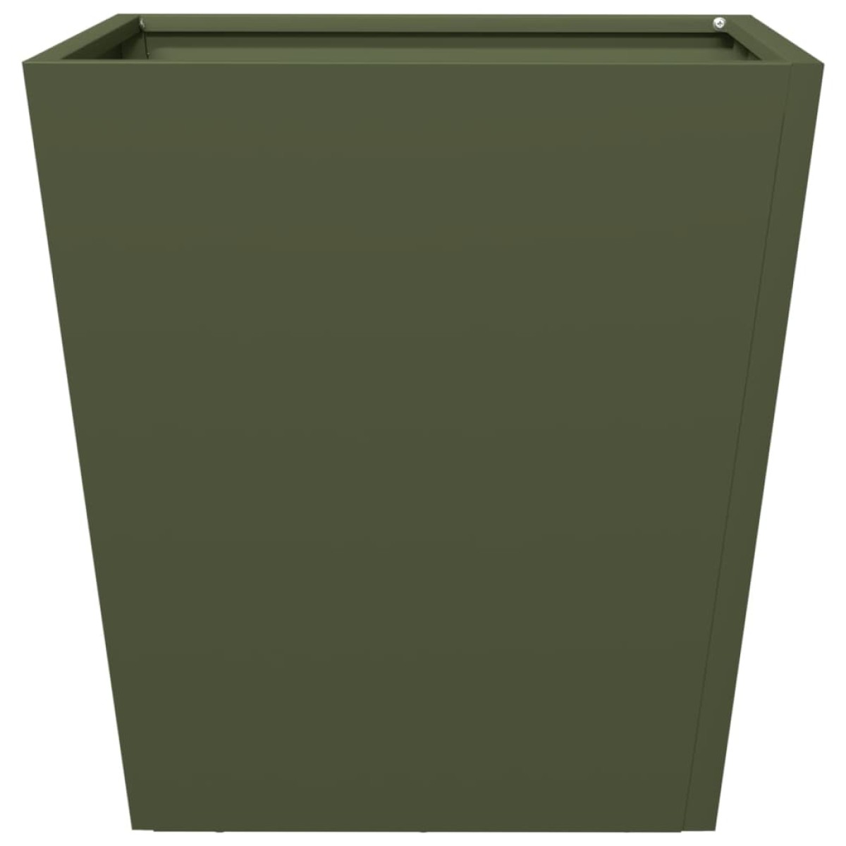 vidaXL Ζαρντινιέρα Κήπου Λαδί 40x40x40 εκ. από Ατσάλι