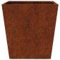 vidaXL Ζαρντινιέρα Κήπου 40x40x40 cm Ατσάλι σκληρυθέν στον αέρα