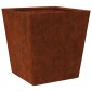 vidaXL Ζαρντινιέρα Κήπου 40x40x40 cm Ατσάλι σκληρυθέν στον αέρα
