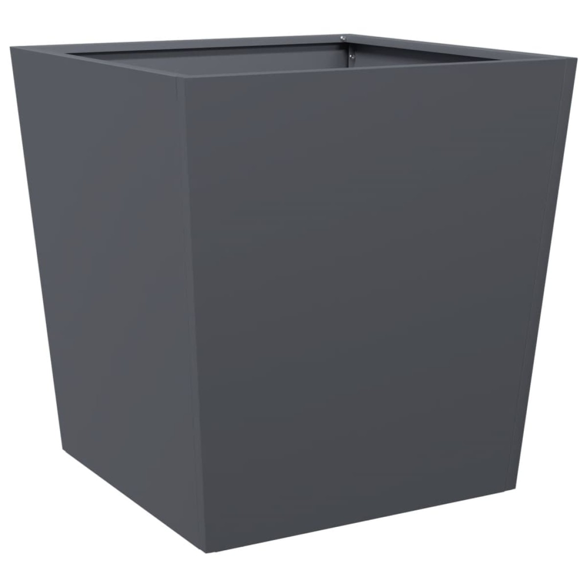 vidaXL Ζαρντινιέρα Κήπου Ανθρακί 50x50x50 εκ. από Ατσάλι