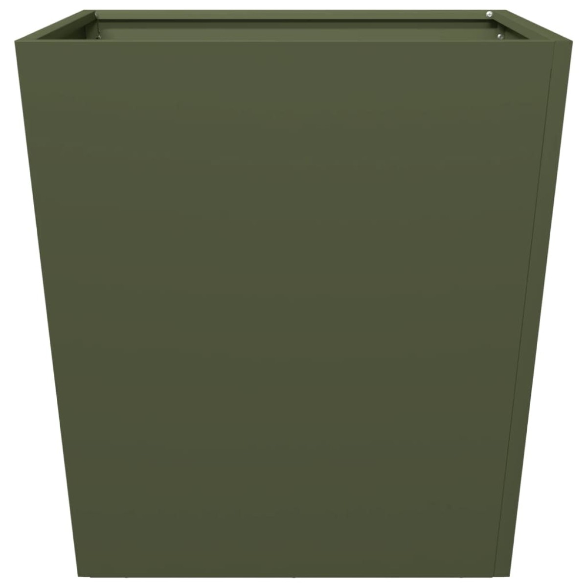 vidaXL Ζαρντινιέρα Κήπου Λαδί 50x50x50 εκ. από Ατσάλι