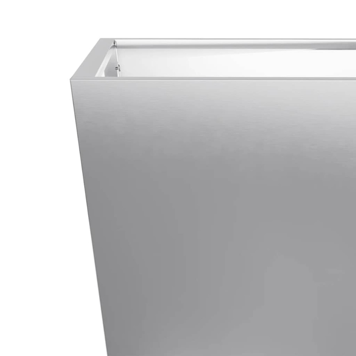 vidaXL Ζαρντινιέρα Κήπου 50x50x50 εκ. από Γαλβανισμένο Χάλυβα