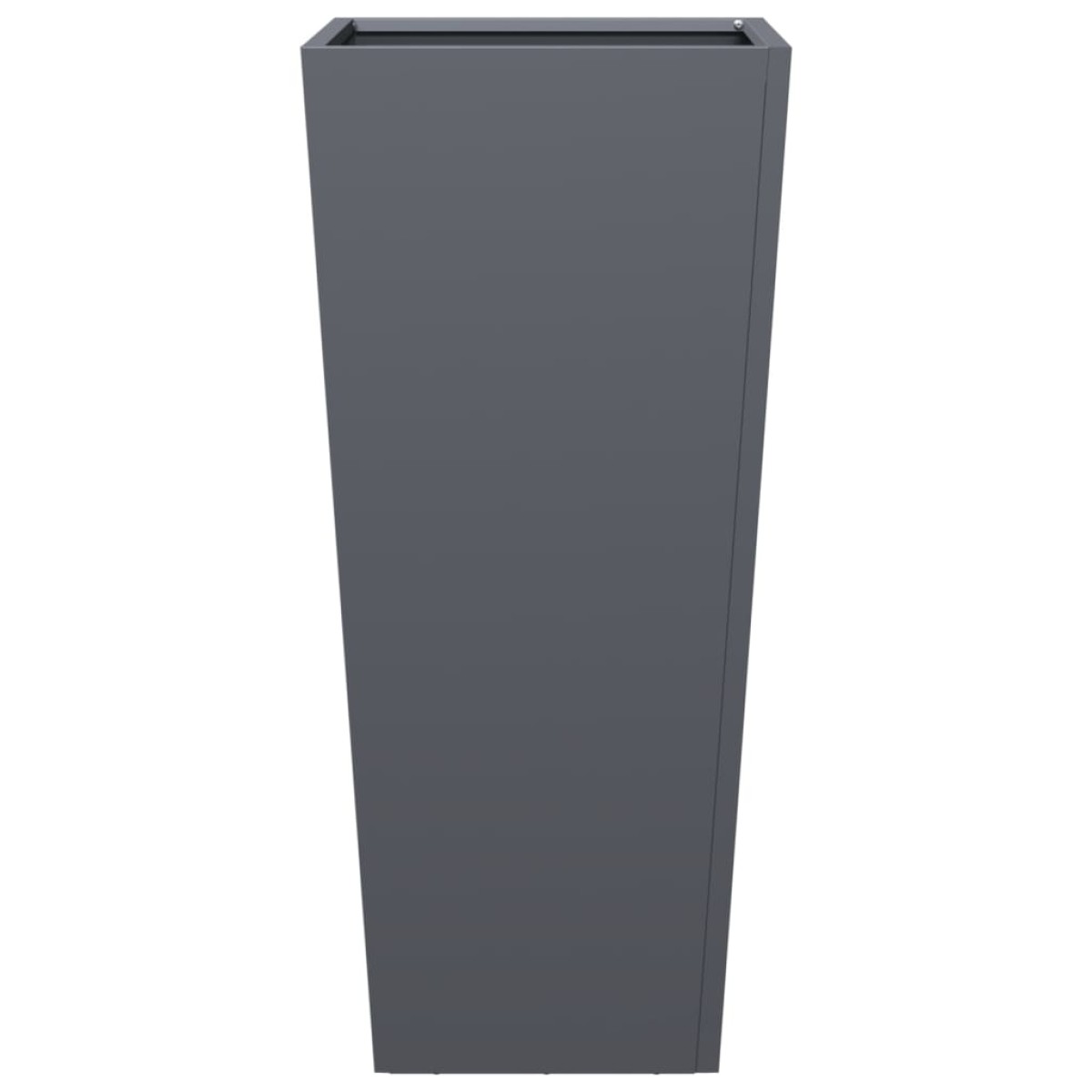 vidaXL Ζαρντινιέρα Κήπου Ανθρακί 35x35x75 εκ από Ατσάλι