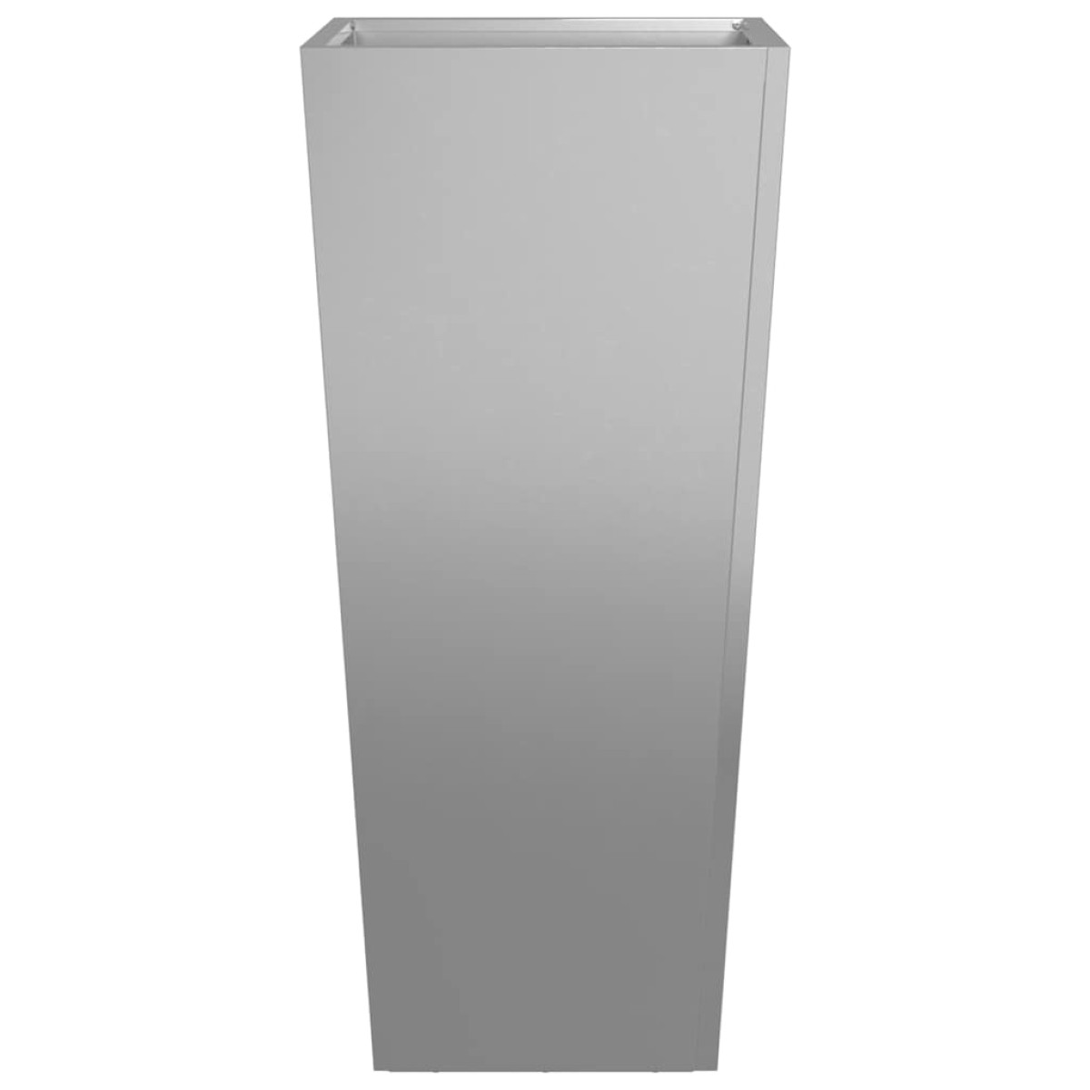 vidaXL Ζαρντινιέρα Κήπου 35x35x75 εκ. από Γαλβανισμένο Χάλυβα