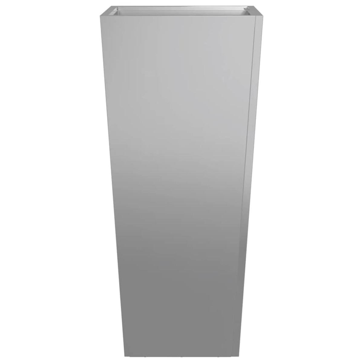 vidaXL Ζαρντινιέρα Κήπου 35x35x75 εκ. από Γαλβανισμένο Χάλυβα