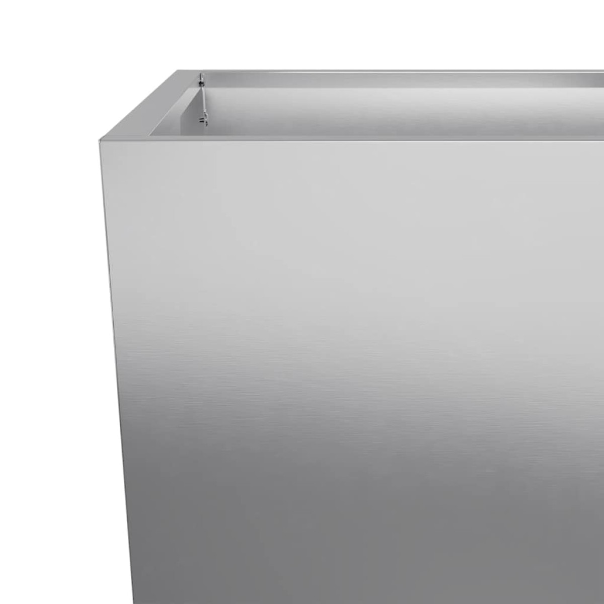 vidaXL Ζαρντινιέρα Κήπου 35x35x75 εκ. από Γαλβανισμένο Χάλυβα