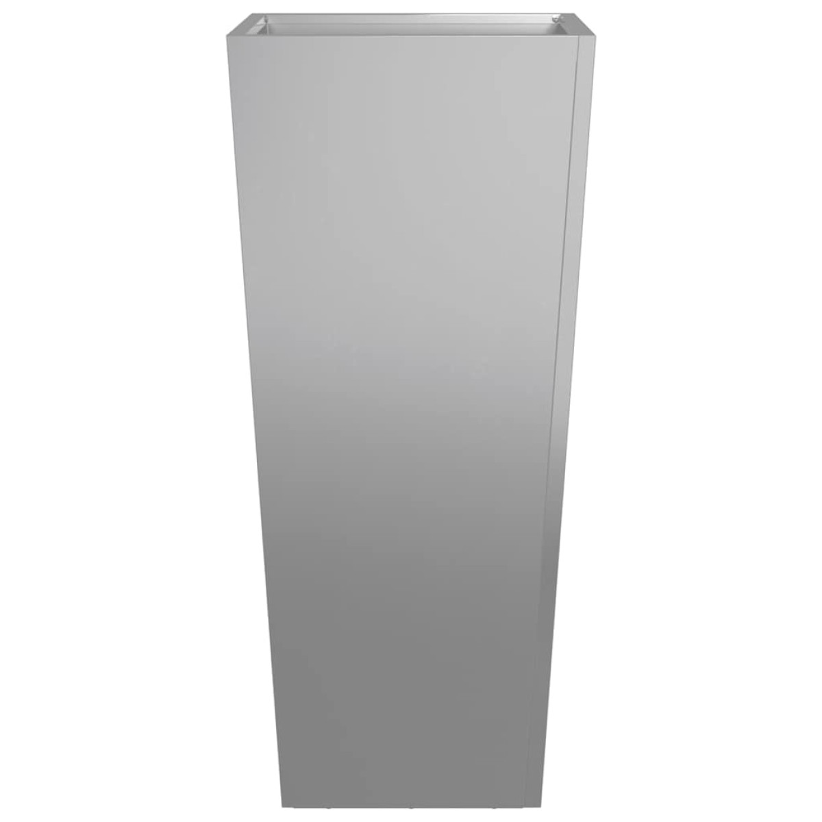 vidaXL Ζαρντινιέρες Κήπου 2 τεμ. 35x35x75 εκ. από Γαλβανισμένο Χάλυβα