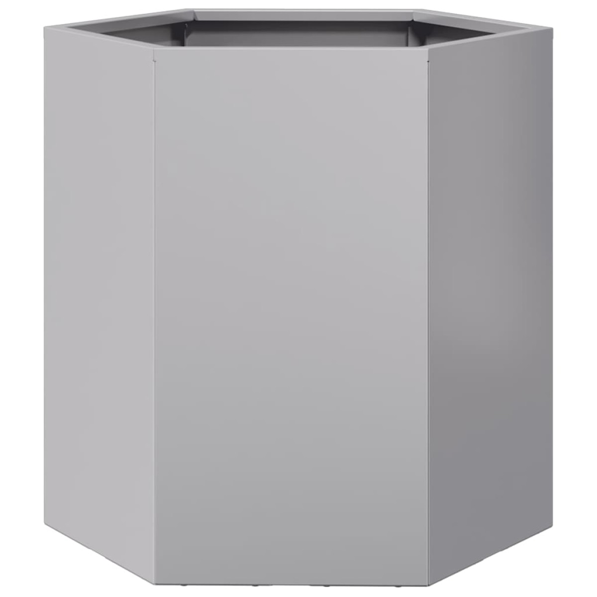 vidaXL Ζαρντινιέρες Κήπου 2τεμ Εξάγωνη 46x40x45 εκ Γαλβανισμένο Χάλυβα