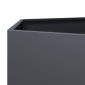 vidaXL Ζαρντινιέρα Κήπου Εξάγωνη Ανθρακί 69x60x45 εκ. Ατσάλι