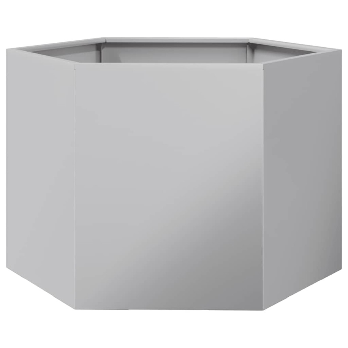 vidaXL Ζαρντινιέρα Κήπου Εξάγωνη 69x60x45 εκ. Γαλβανισμένο Χάλυβα