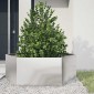 vidaXL Ζαρντινιέρα Κήπου Εξάγωνη 138x120x45 εκ. Ανοξείδωτο Ατσάλι