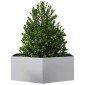 vidaXL Ζαρντινιέρα Κήπου Εξάγωνη 138x120x45 εκ. Γαλβανισμένο Χάλυβα
