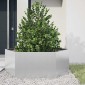 vidaXL Ζαρντινιέρα Κήπου Εξάγωνη 138x120x45 εκ. Γαλβανισμένο Χάλυβα