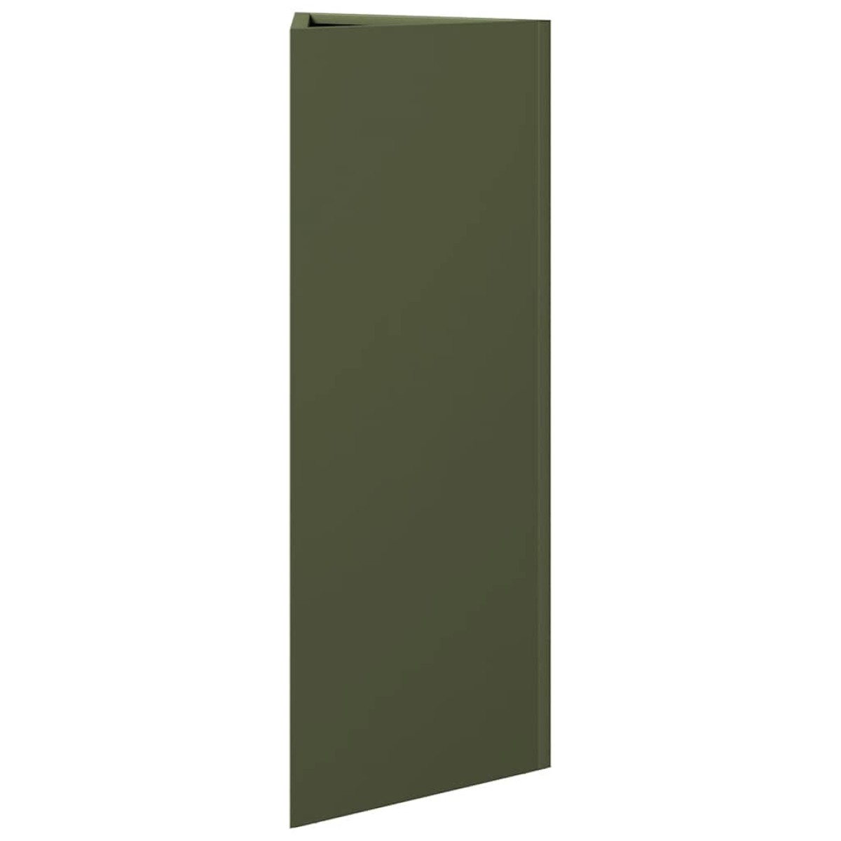 vidaXL Ζαρντινιέρες Κήπου 2 τεμ. Λαδί Τρίγωνο 30x26x75 εκ. από Ατσάλι