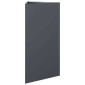 vidaXL Ζαρντινιέρα Κήπου Ανθρακί Τρίγωνο 40x34,5x75 εκ. Ατσάλι