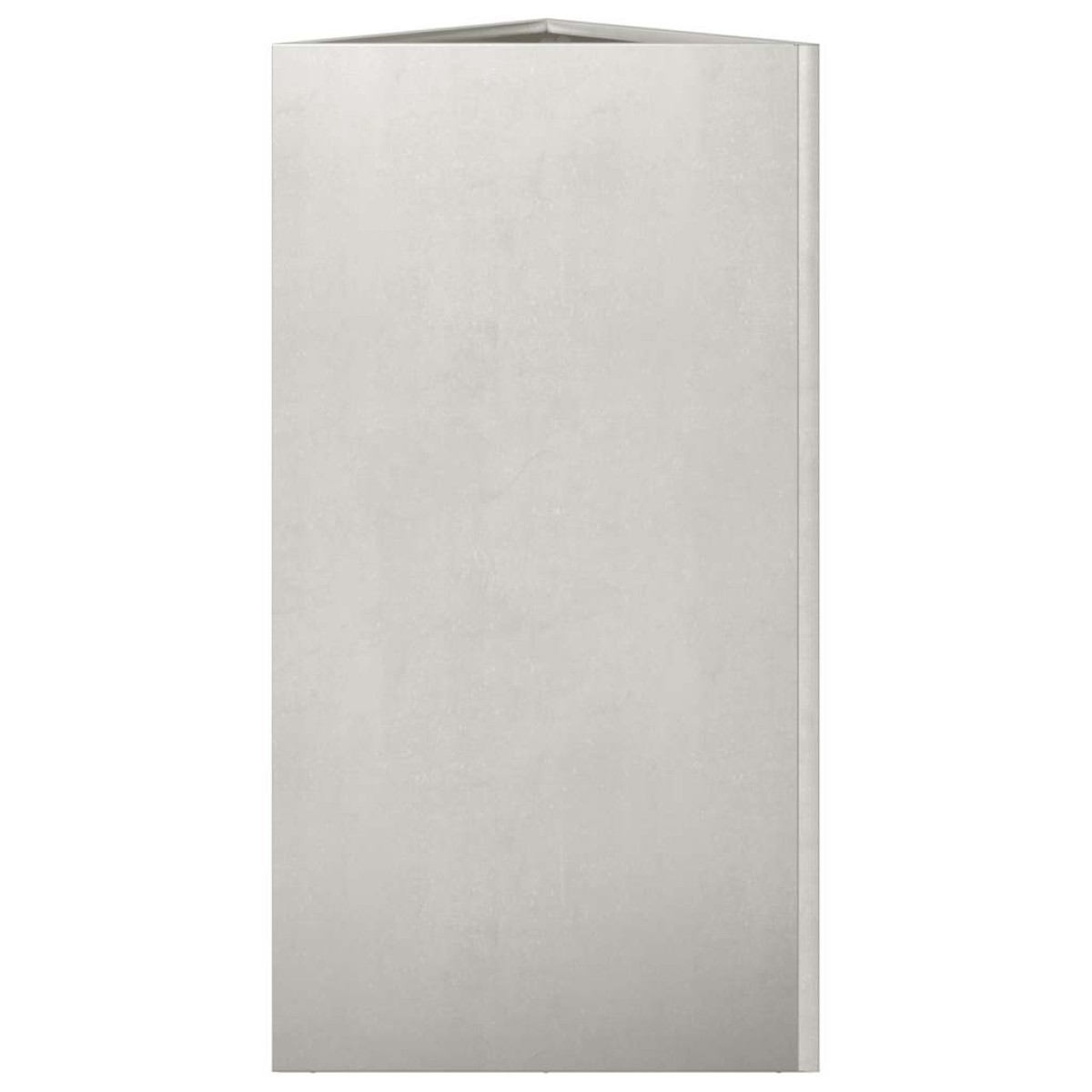 vidaXL Ζαρντινιέρες Κήπου 2 τεμ. Τρίγωνο 40x34,5x75 εκ Ανοξείδωτο Ατσάλι