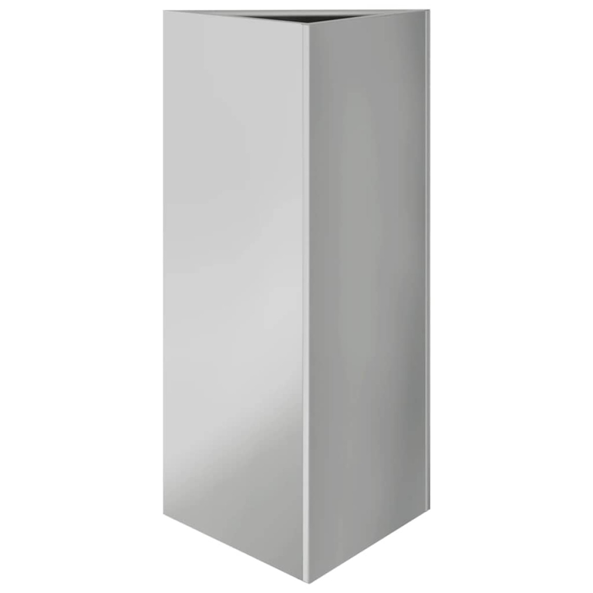 vidaXL Ζαρντινιέρα Κήπου Τρίγωνο 40x34,5x75 εκ Γαλβ. Ατσάλι